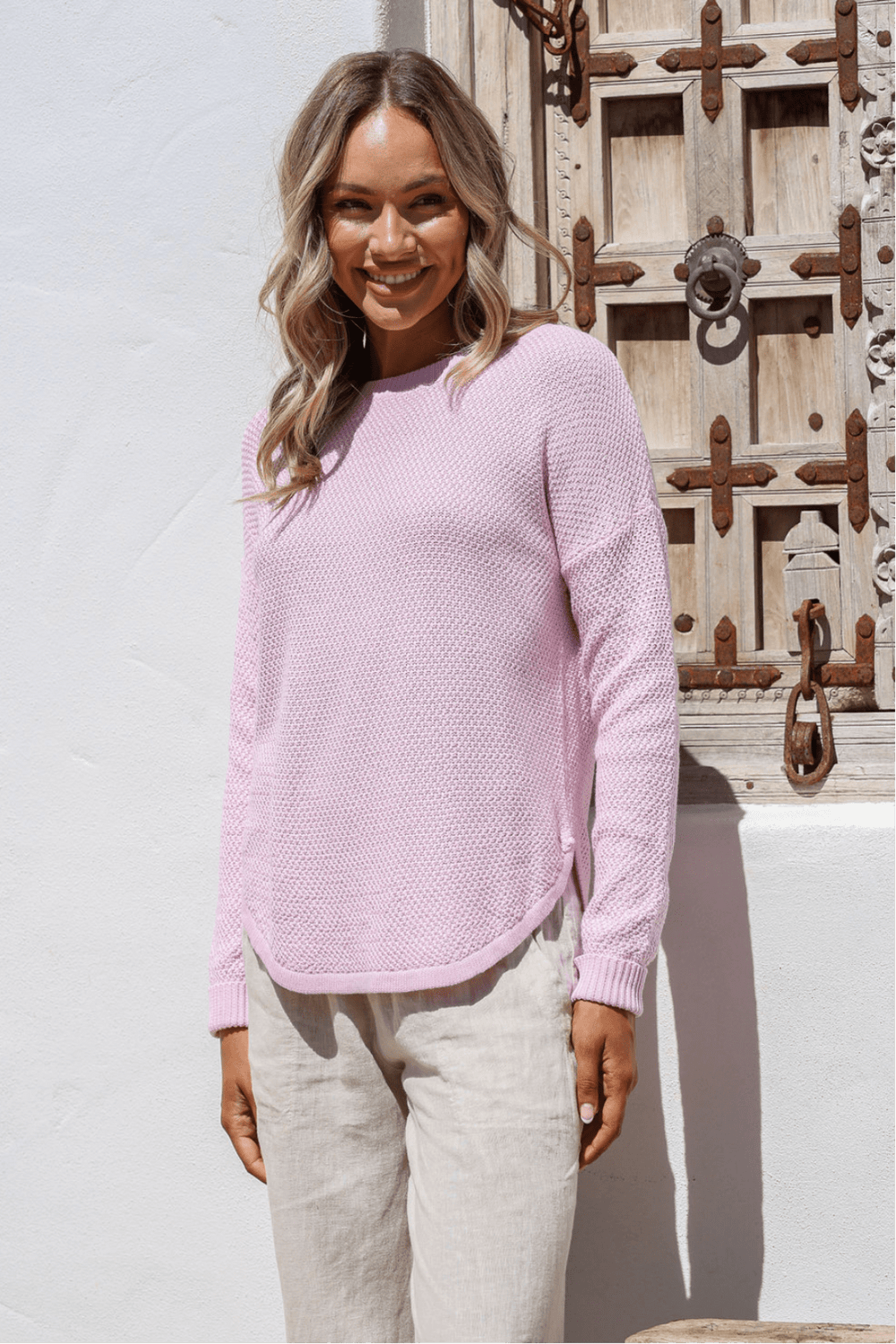 I'm Famous Zip Knit - Blush - SN15 - Pizazz BoutiqueSilence & Noise