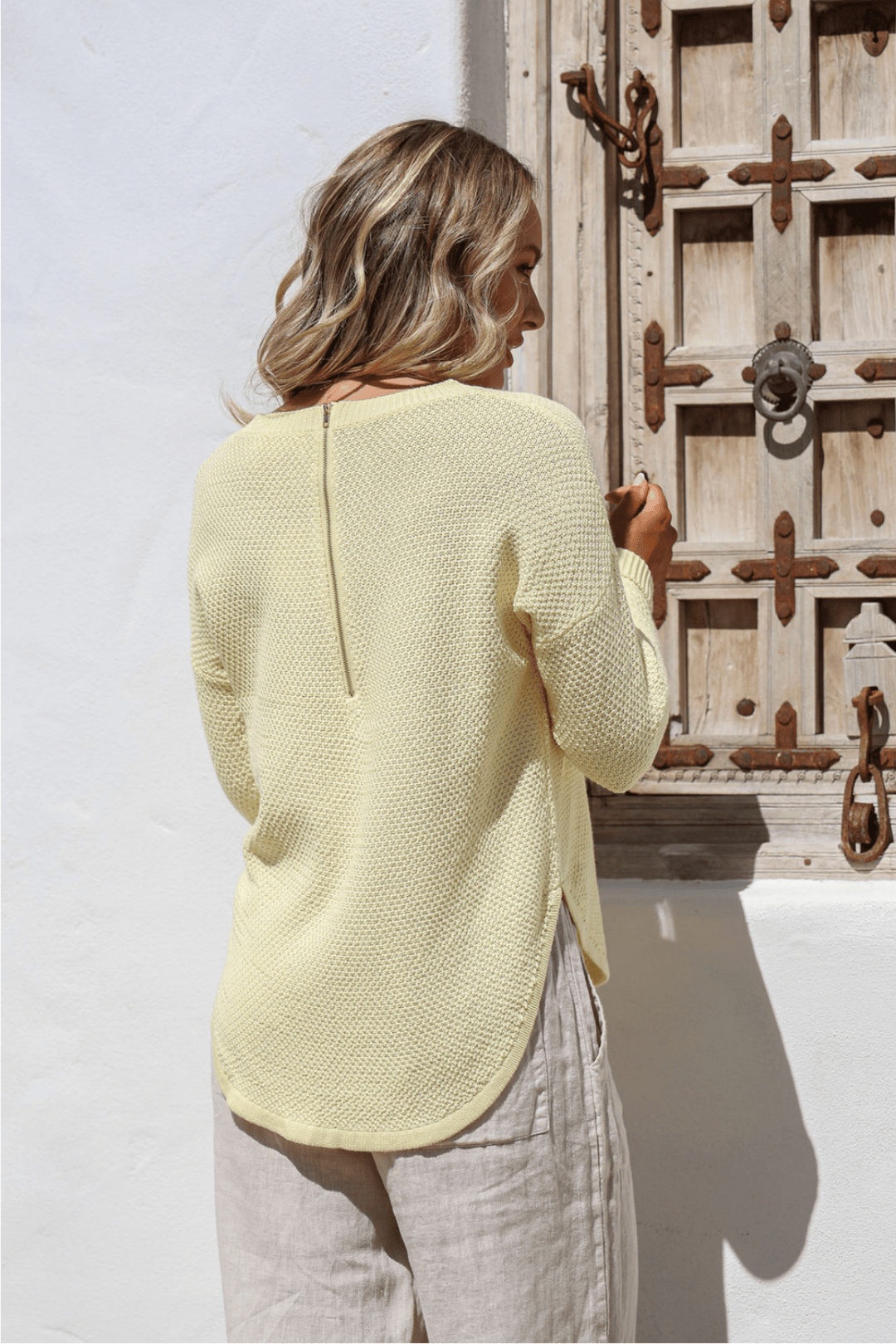 I'm Famous Zip Knit - Lemon - SN15 - Pizazz BoutiqueSilence & Noise