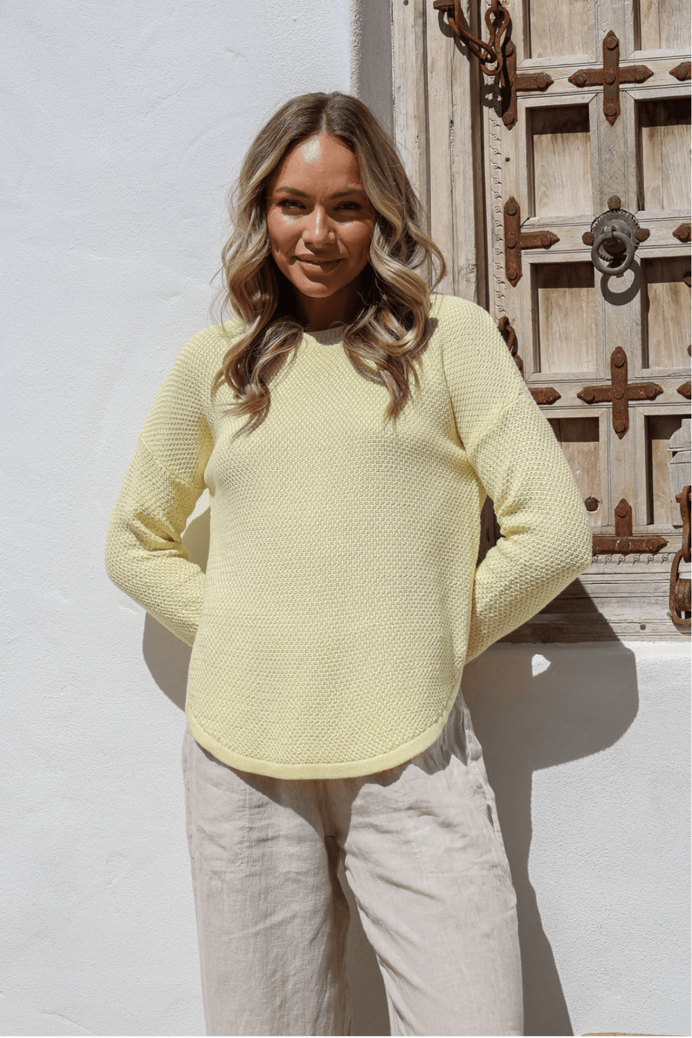 I'm Famous Zip Knit - Lemon - SN15 - Pizazz BoutiqueSilence & Noise