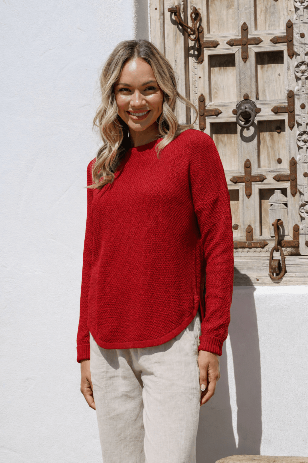 I'm Famous Zip Knit - RED - SN15 - Pizazz BoutiqueSilence & Noise