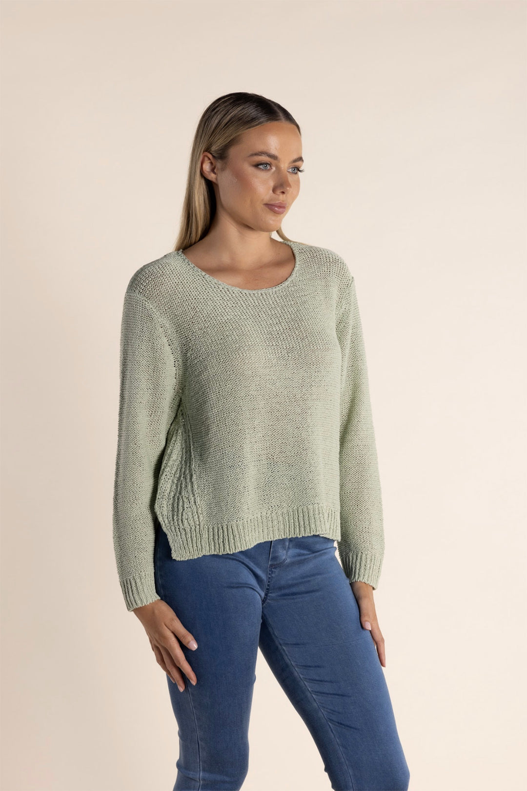 Indi knit - Soft Green - TT3