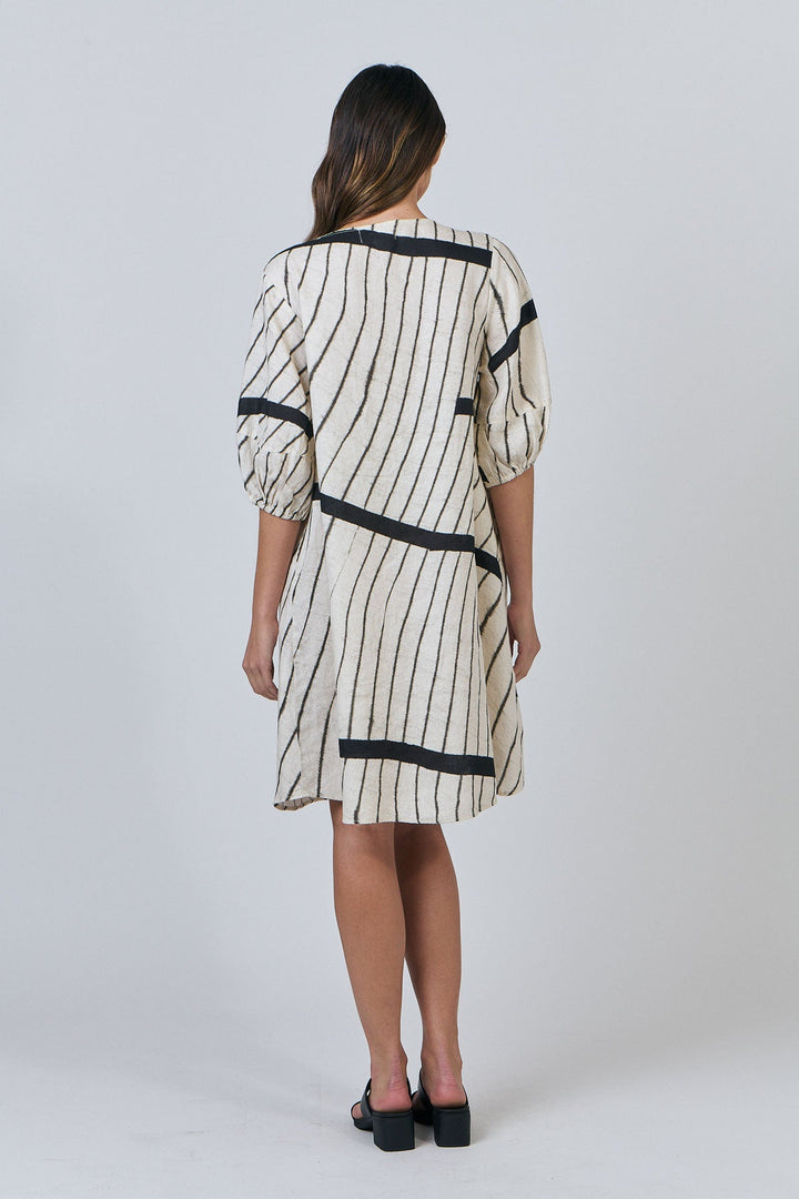 Isabella Dress - Isobars - OJ8 - Pizazz BoutiqueNaturals By O & J