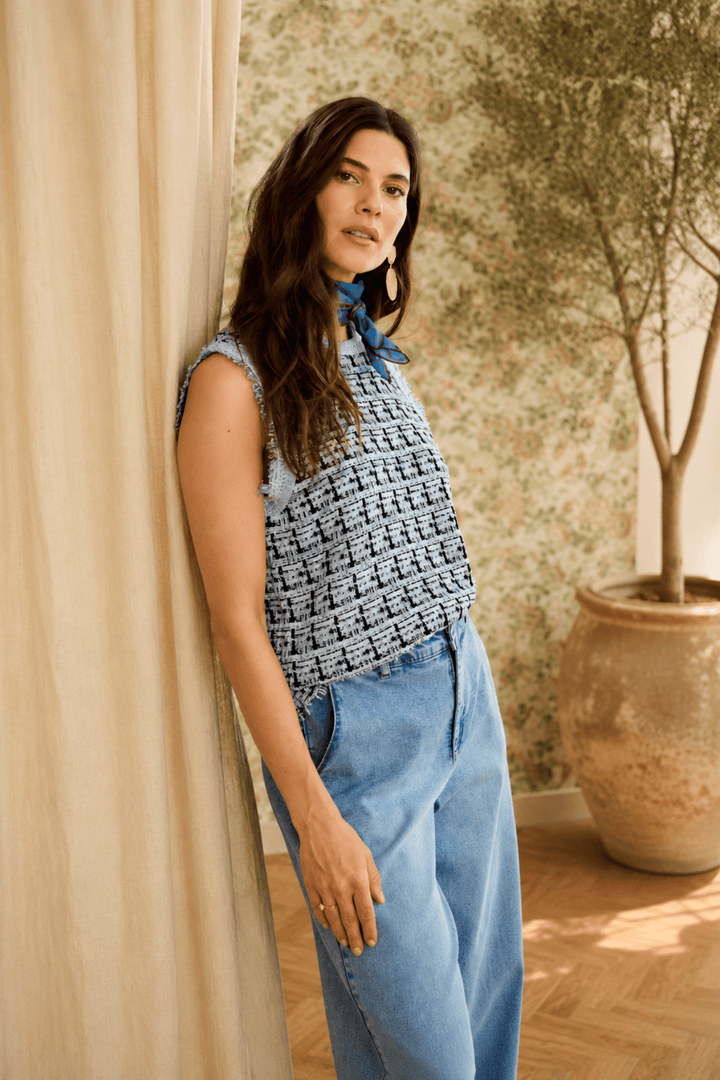 Isla Knit Vest - CM8 - Pizazz BoutiqueCream