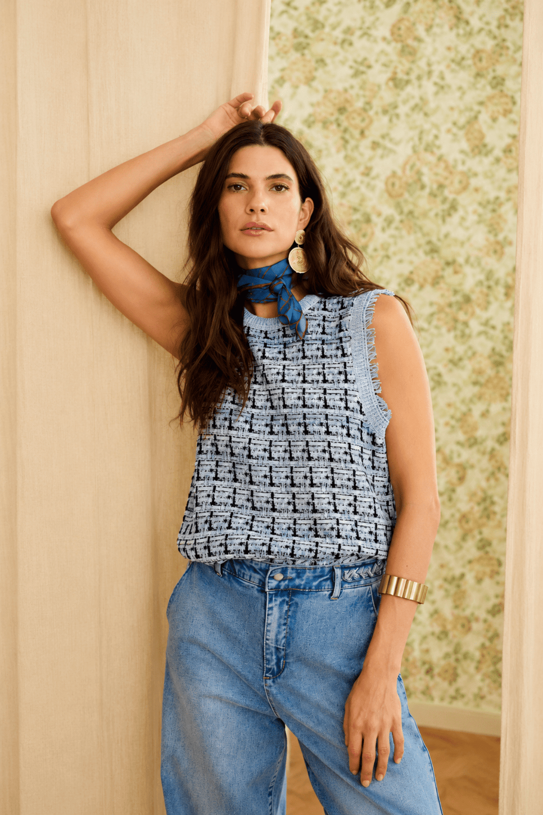 Isla Knit Vest - CM8 - Pizazz BoutiqueCream