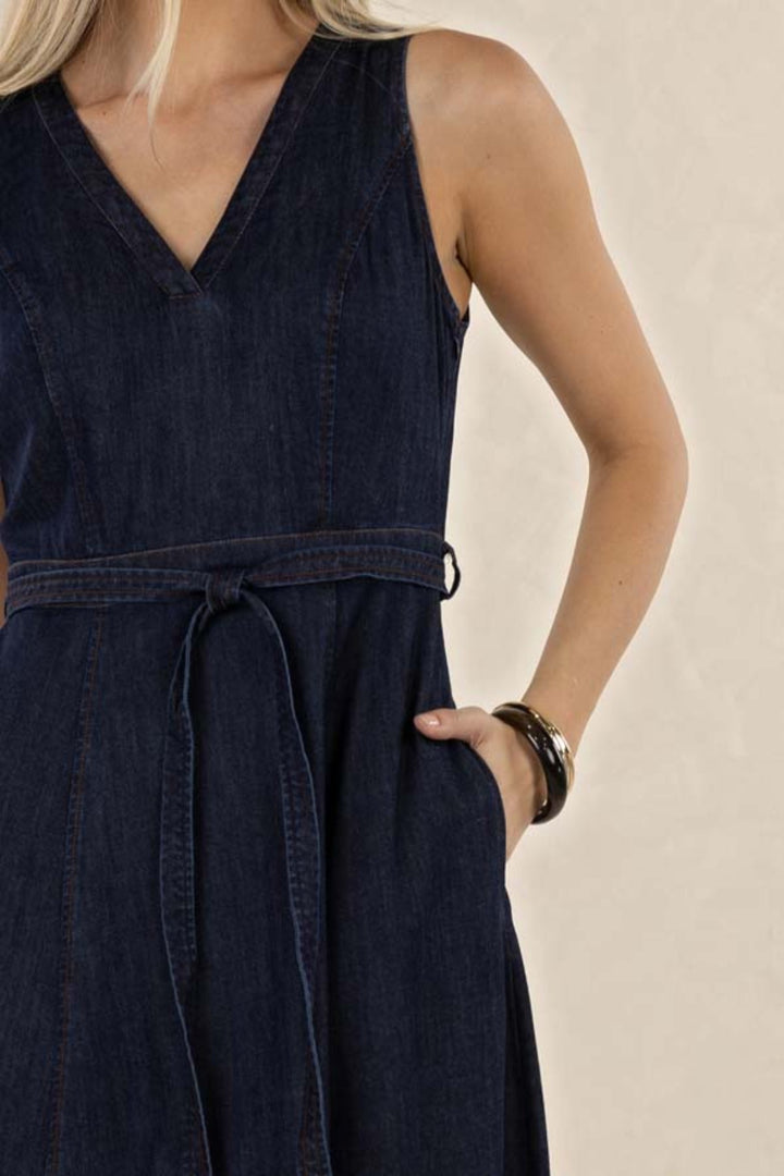 Ivy Denim Midi Dress - HM19 - Pizazz BoutiqueHumidity