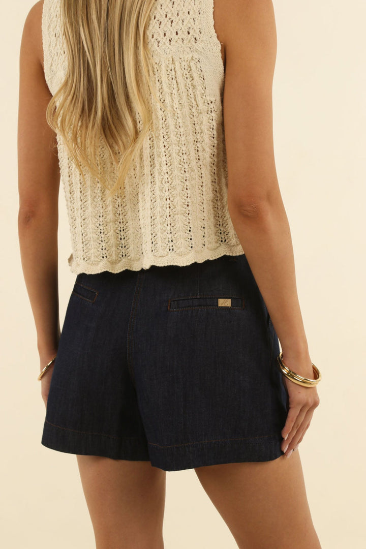 Ivy Denim Short - Dark Blue - HM20 - Pizazz BoutiqueHumidity