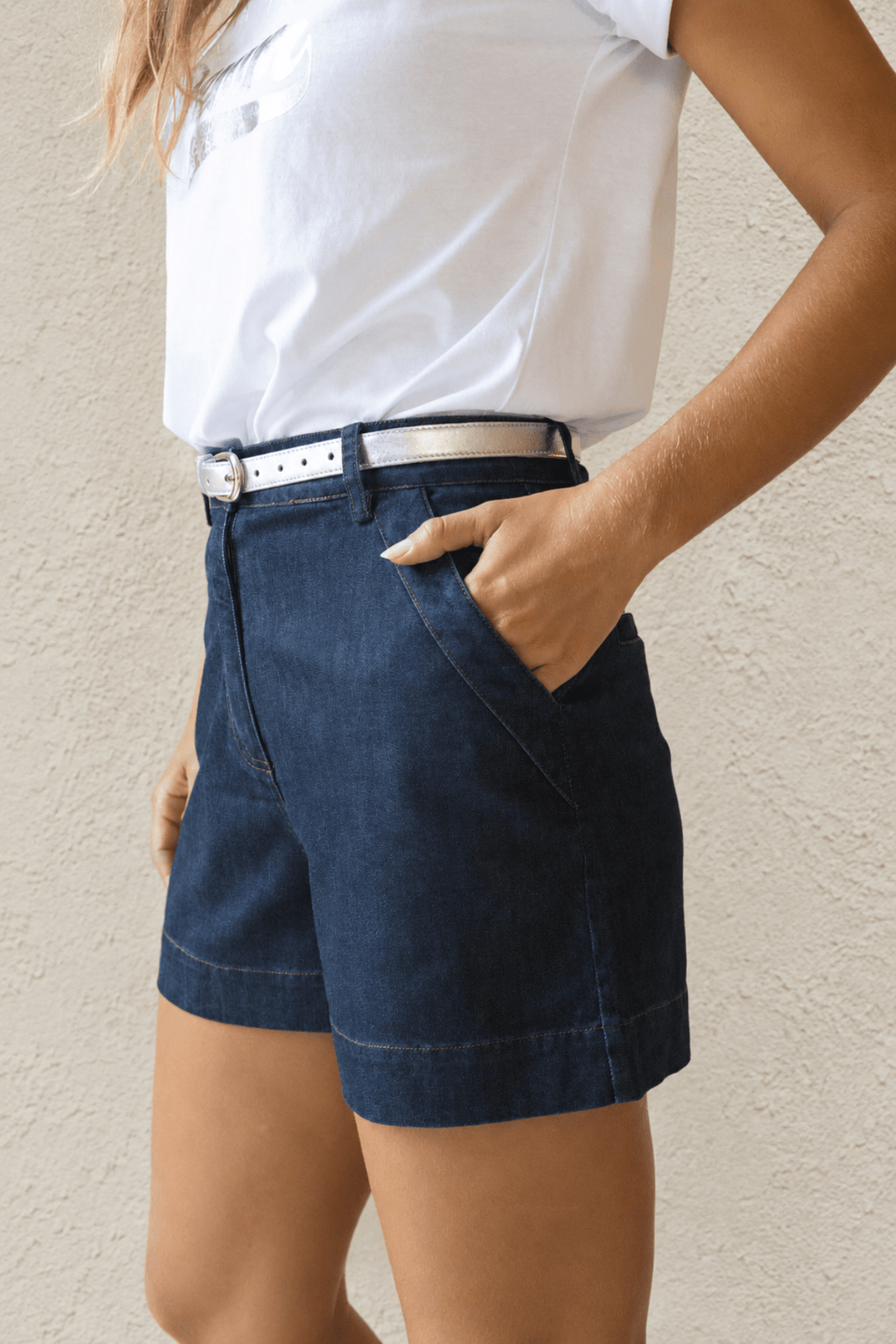 Ivy Denim Short - Dark Blue - HM20 - Pizazz BoutiqueHumidity
