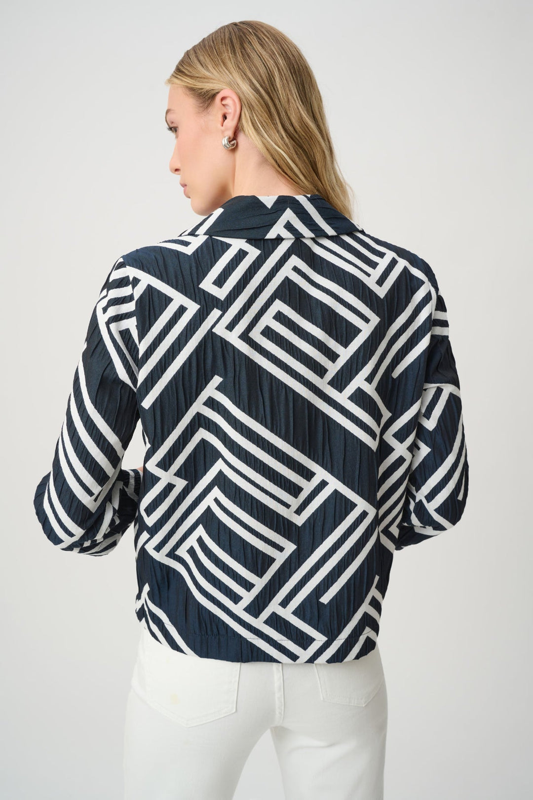 Jacquard Boxy Jacket - Pizazz BoutiqueJoseph Ribkoff