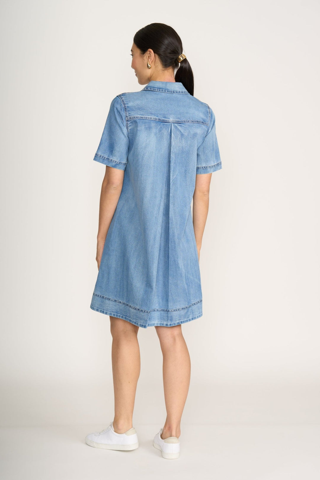 Jean - ious Dress - Blue Wash - F30 - Pizazz BoutiqueFoil