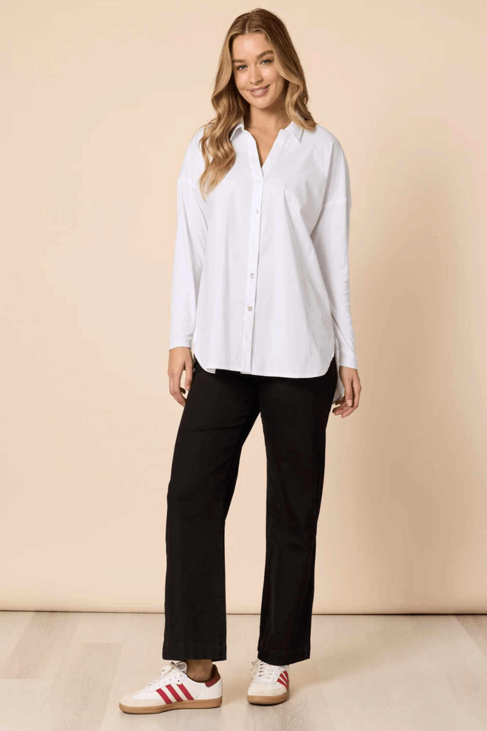 Julie Jersey Sleeve Shirt - TZ55 - Pizazz BoutiqueThreadz