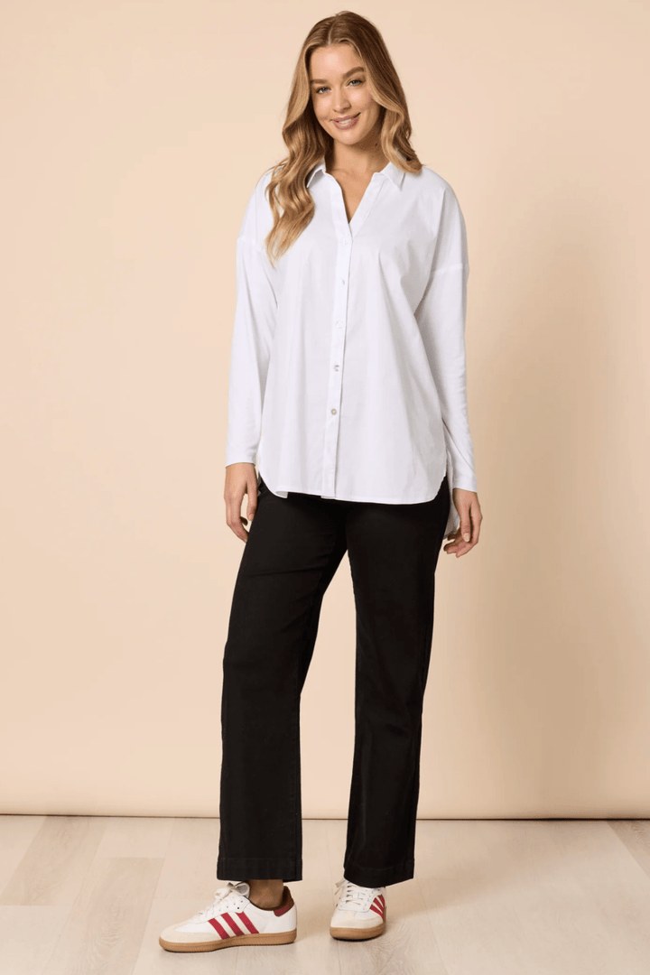 Julie Jersey Sleeve Shirt - TZ55 - Pizazz BoutiqueThreadz