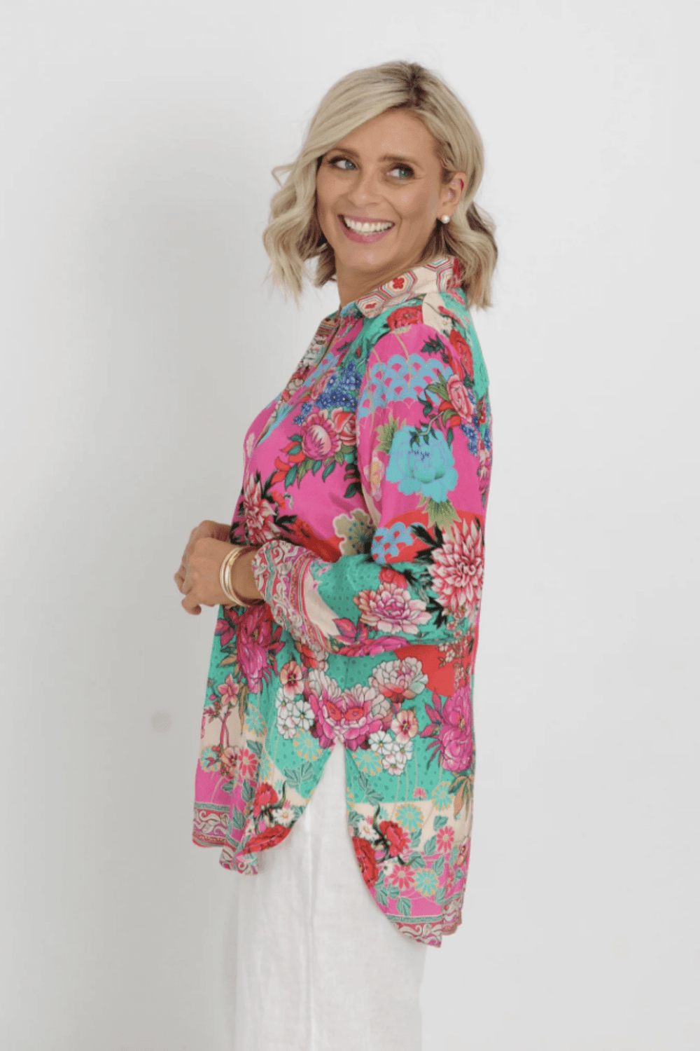 Juniper Shirt - Print - IP2 - Pizazz BoutiqueIvy Pearl
