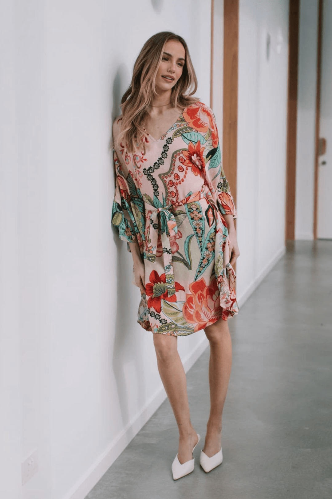 Kaftan Dress - Multi Dobby - JG4 - Pizazz BoutiqueJoop & Gypsy