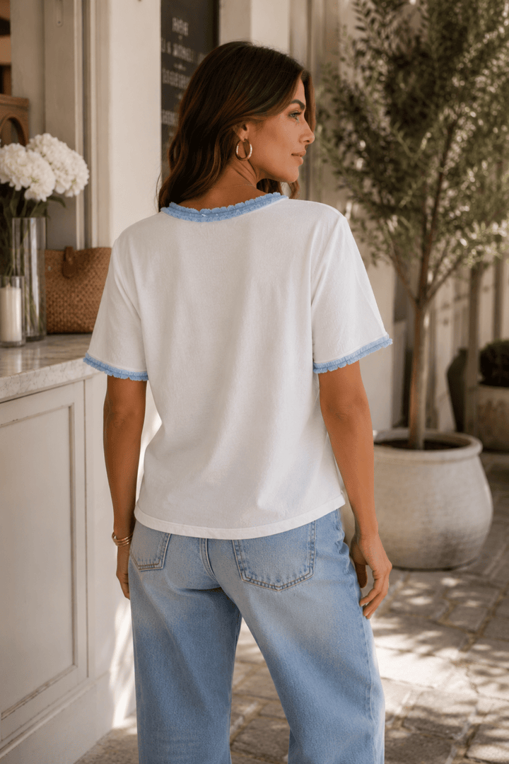 Katti T-Shirt - CM10 - Pizazz BoutiqueCream