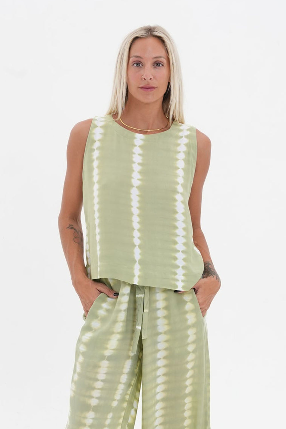 Kavala Tank - Matcha Ombre - CB32 - Pizazz BoutiqueCarbon The Label