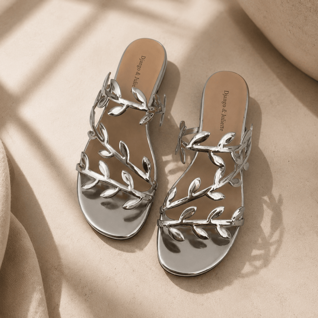 Kayaa Slide - Silver - DJ41 - Pizazz BoutiqueDjango & Juliette