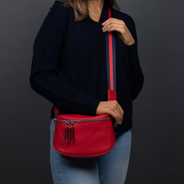 Kensington Pouch Bag | Red