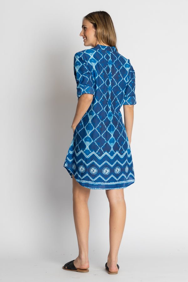 Kumo Tuck Dress - Ocean - LL54 - Pizazz BoutiqueLula Life