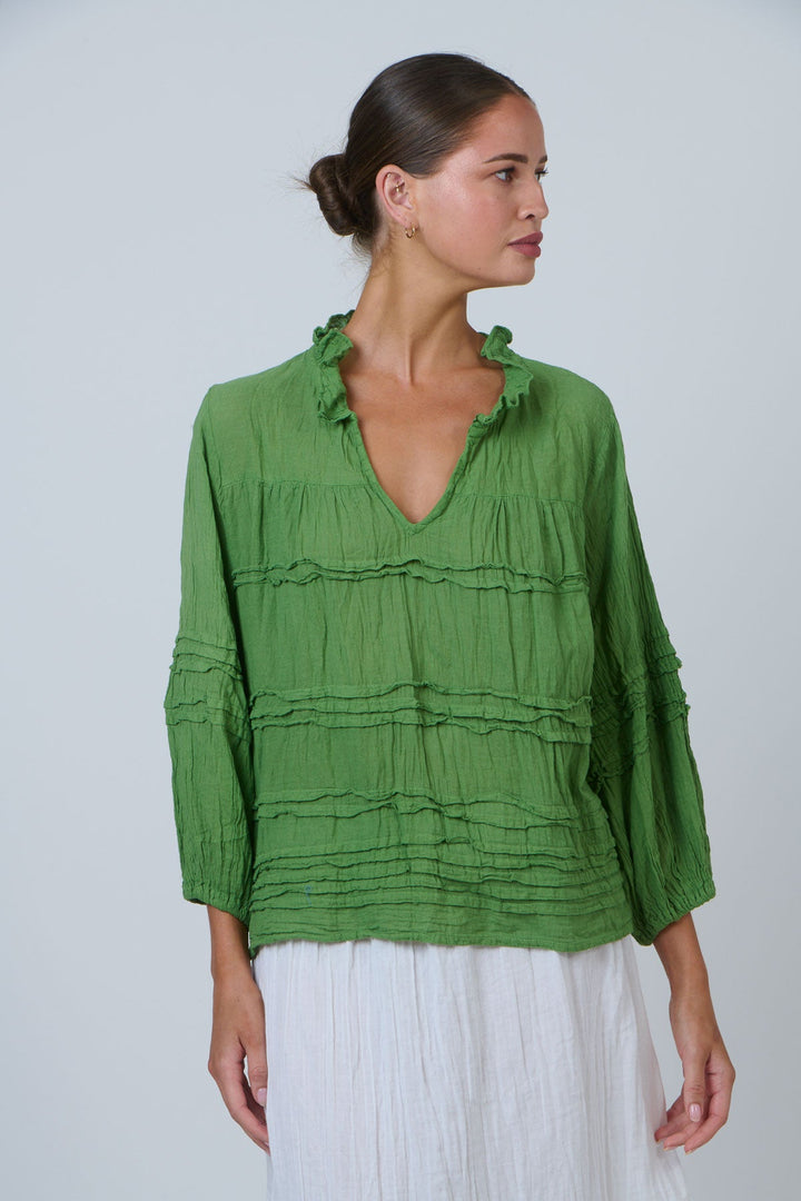 Kyra Top - Meadow - N29 - Pizazz BoutiqueNamastai