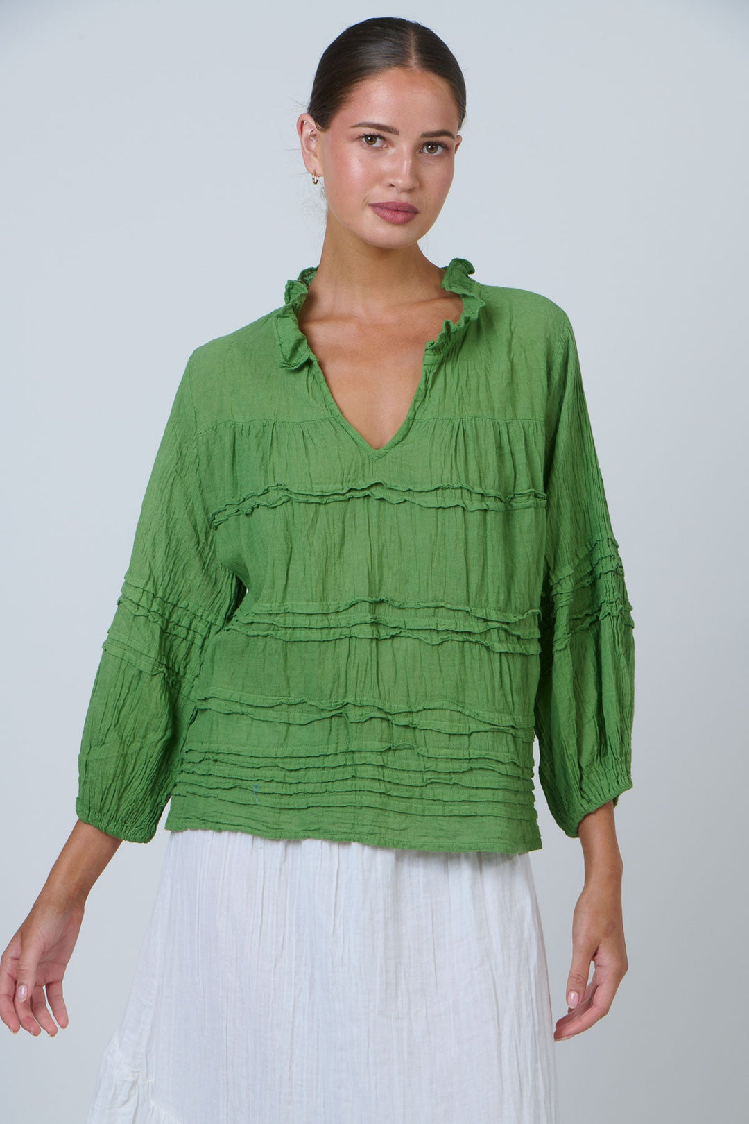 Kyra Top - Meadow - N29 - Pizazz BoutiqueNamastai