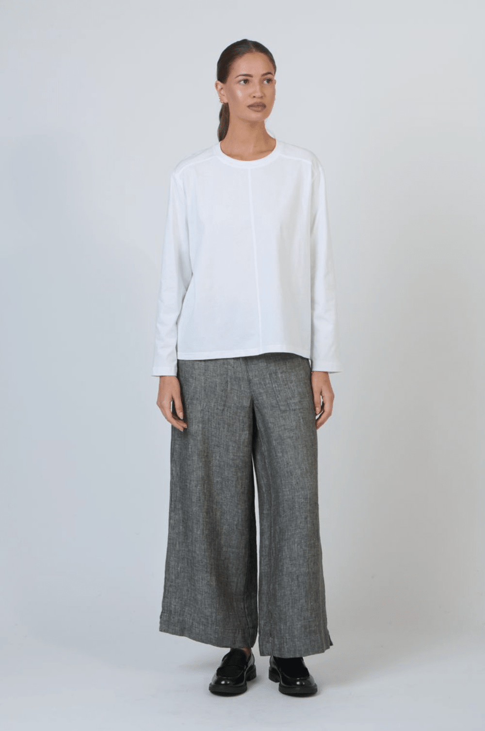 Laila Tee - White - OJ50 - Pizazz BoutiqueNaturals By O & J