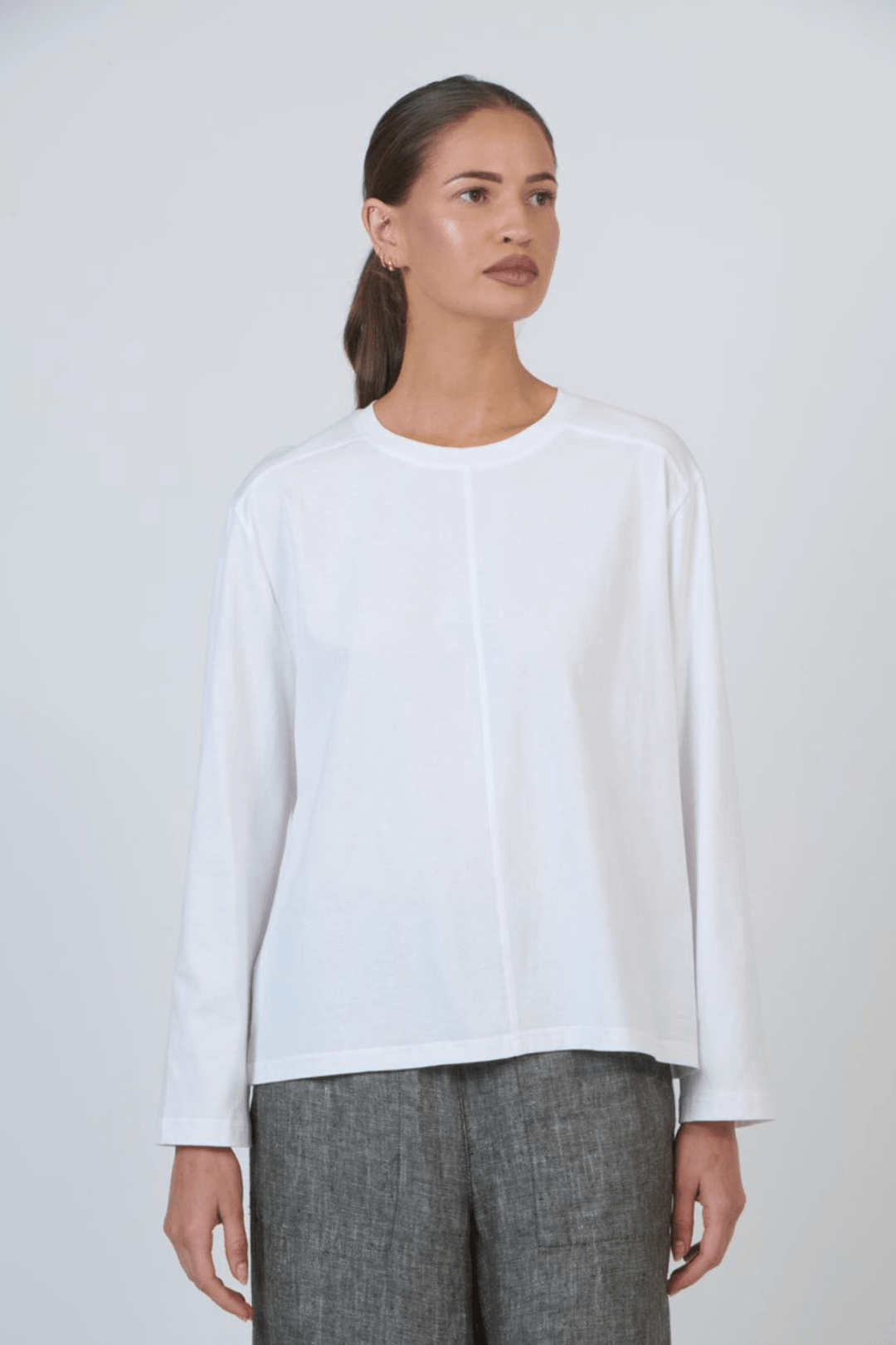 Laila Tee - White - OJ50 - Pizazz BoutiqueNaturals By O & J