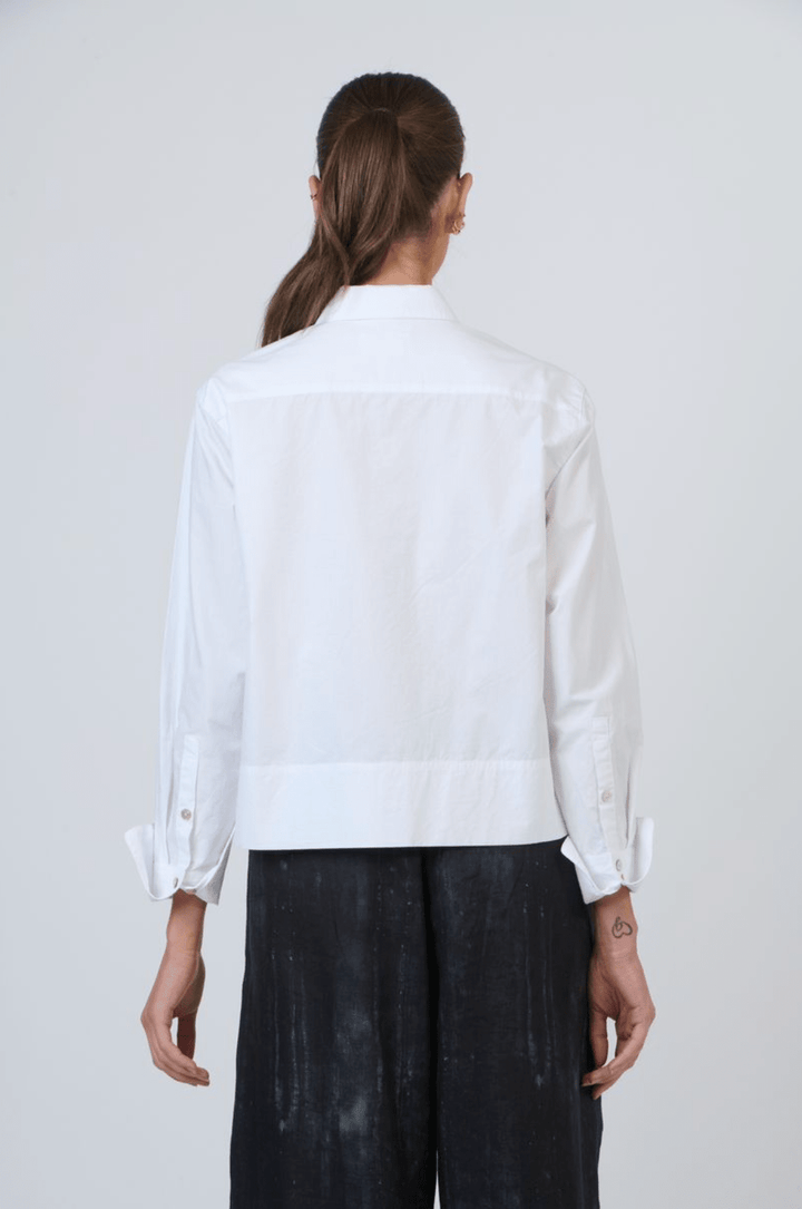 Laura Shirt - White - OJ43 - Pizazz BoutiqueNaturals By O & J