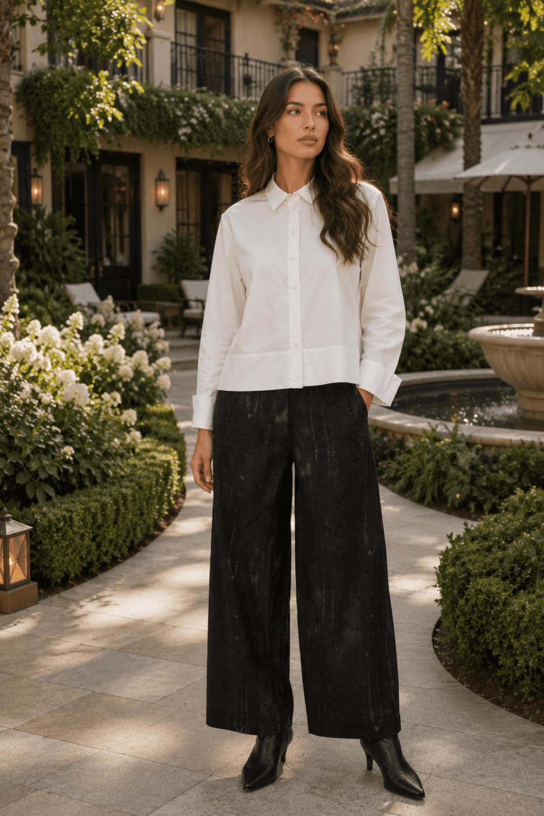 Laura Shirt - White - OJ43 - Pizazz BoutiqueNaturals By O & J