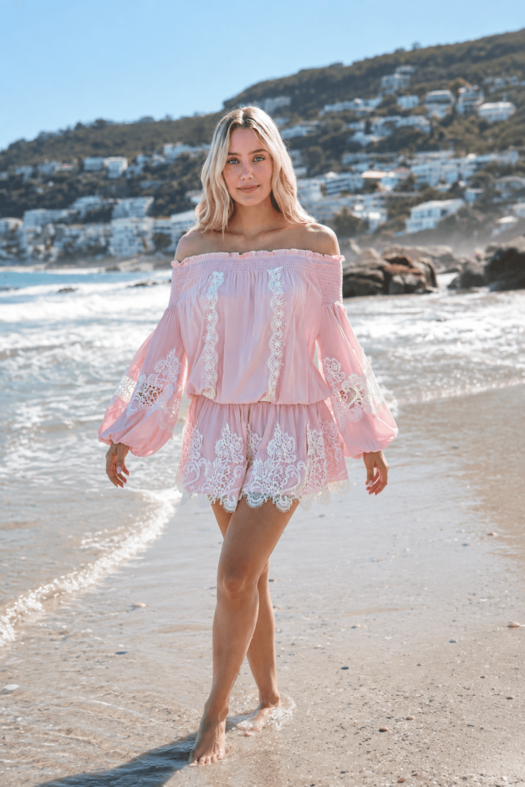 Laurel Dress - Pink - M12 - Pizazz BoutiqueMiss June