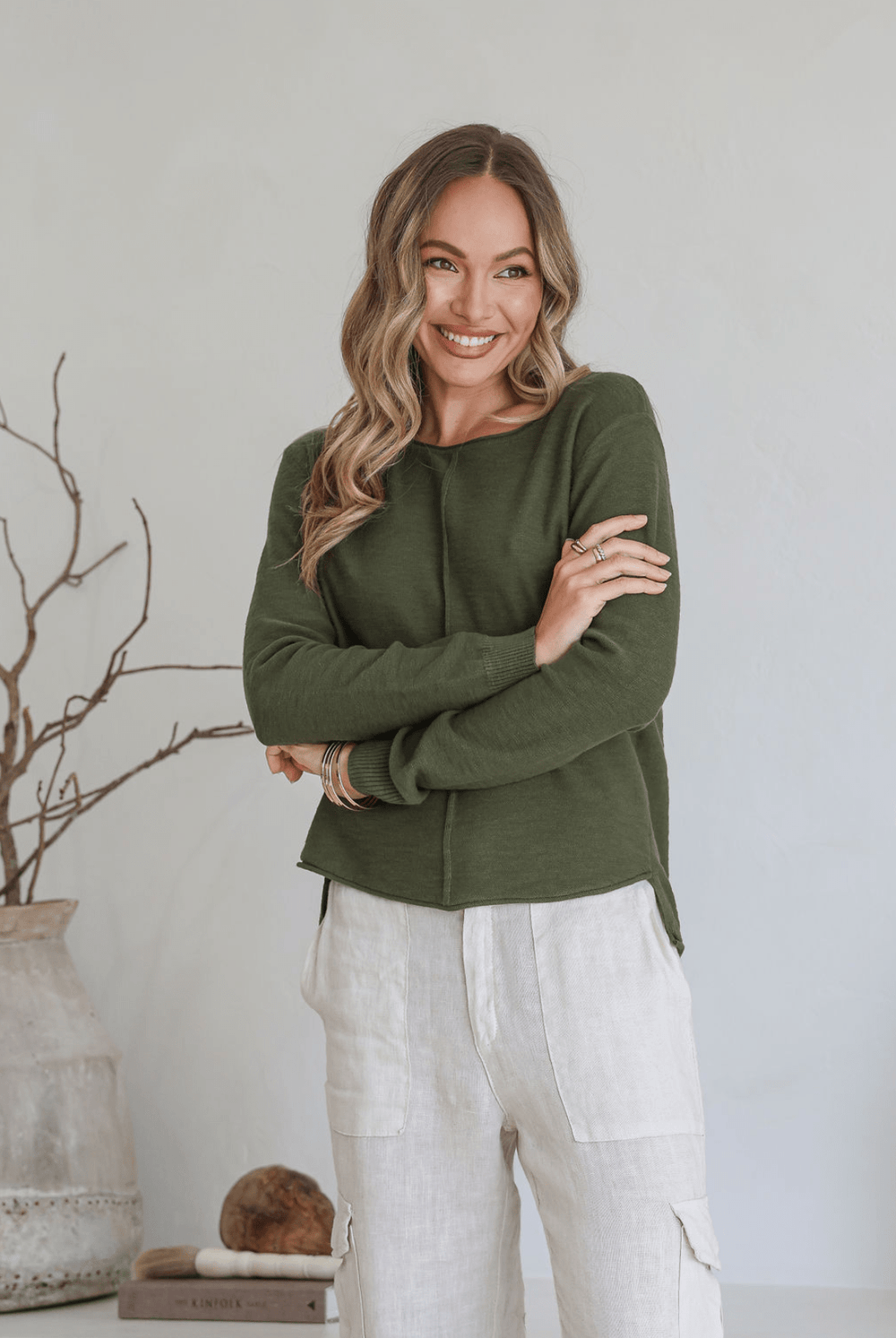 Le Basic Top - Moss - SN2 - Pizazz BoutiqueSilence & Noise