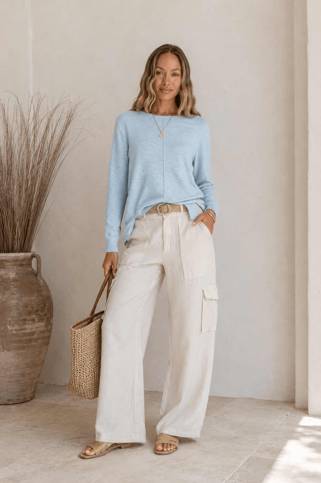 Le Basic Top - Sky Blue - SN2 - Pizazz BoutiqueSilence & Noise