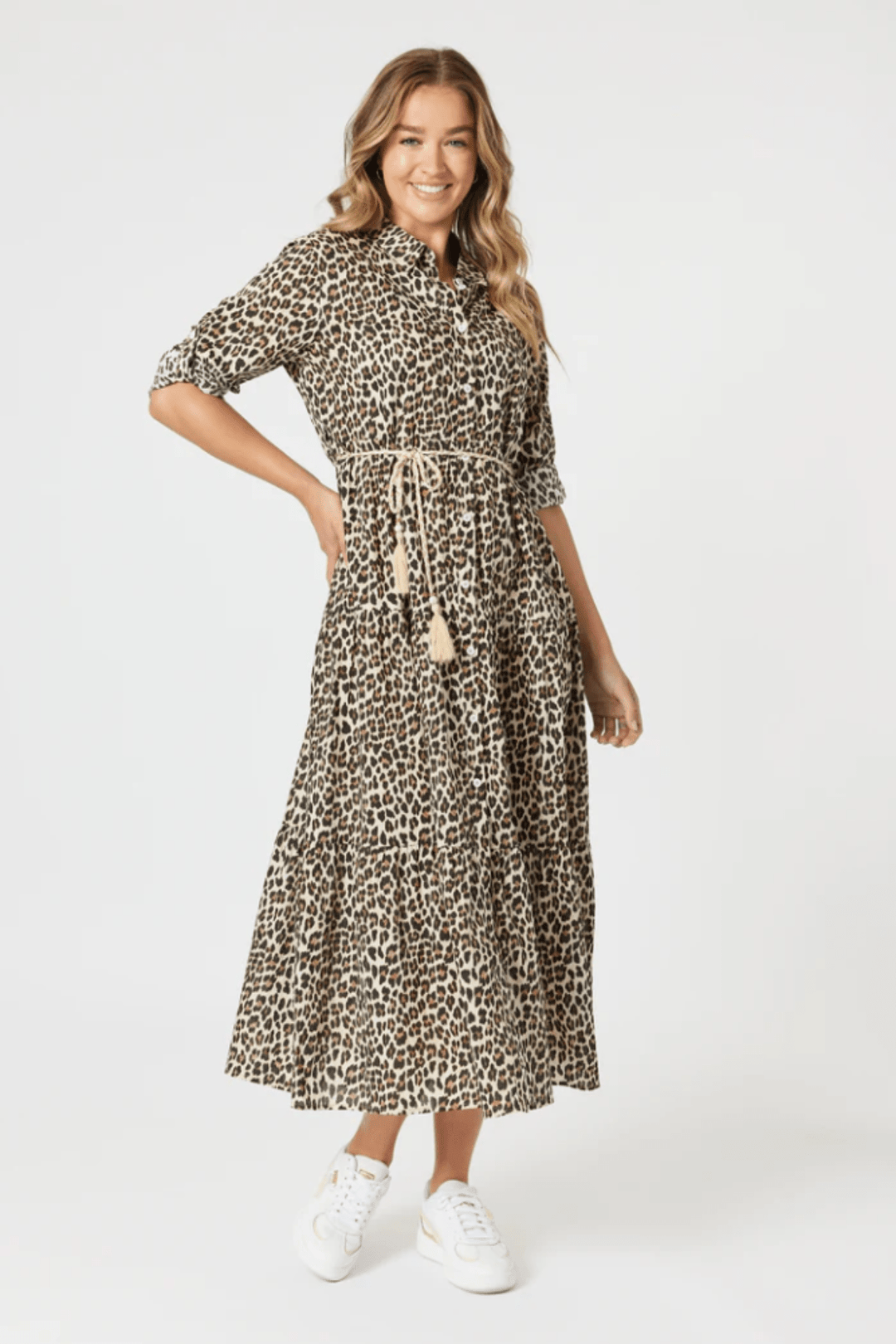 Le Marais Dress - Animal Print - TZ14 - Pizazz BoutiqueThreadz