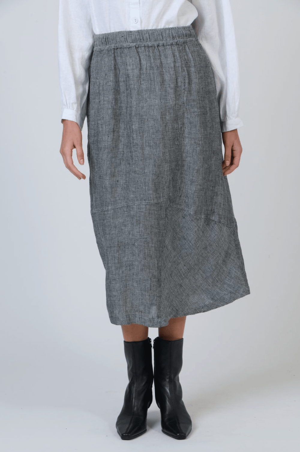 Leah Skirt - Cinder - OJ42 - Pizazz BoutiqueNaturals By O & J
