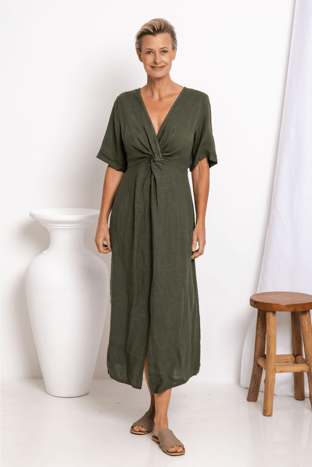 Leandra Dress - Slate - IC68 - Pizazz BoutiqueThe Italian Cartel