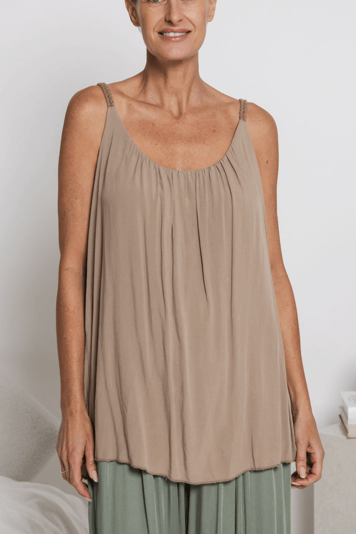 Lena Top - Cashmere - IC4 - Pizazz BoutiqueThe Italian Cartel