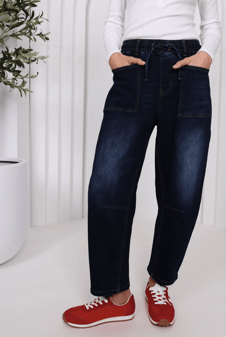 Leo Barrel Jeans - Ink - MC2 - Pizazz BoutiqueMonaco Jeans