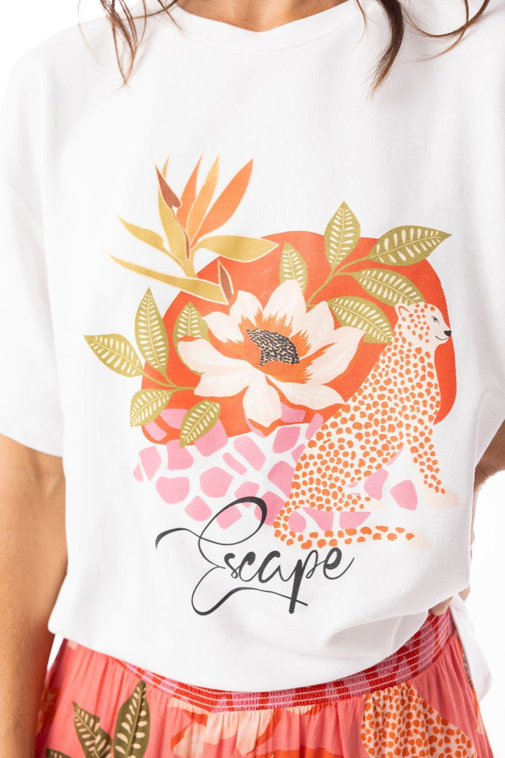 Leopard T-shirt - EP31 - Pizazz BoutiqueEscape by OQ