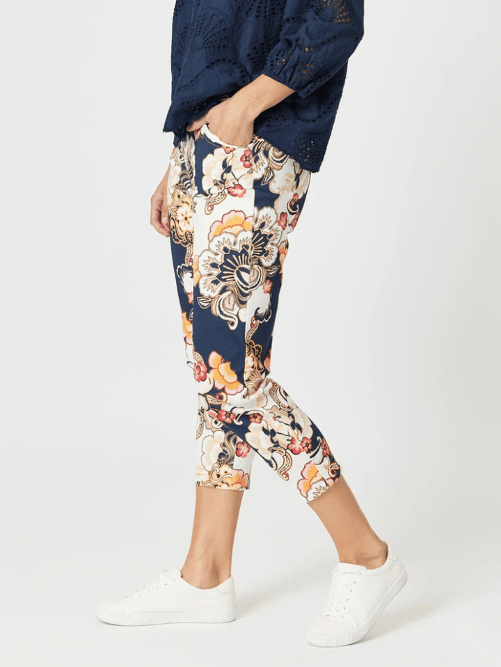 Lexi Print Pant - Navy - GS9 - Pizazz BoutiqueGordon smith