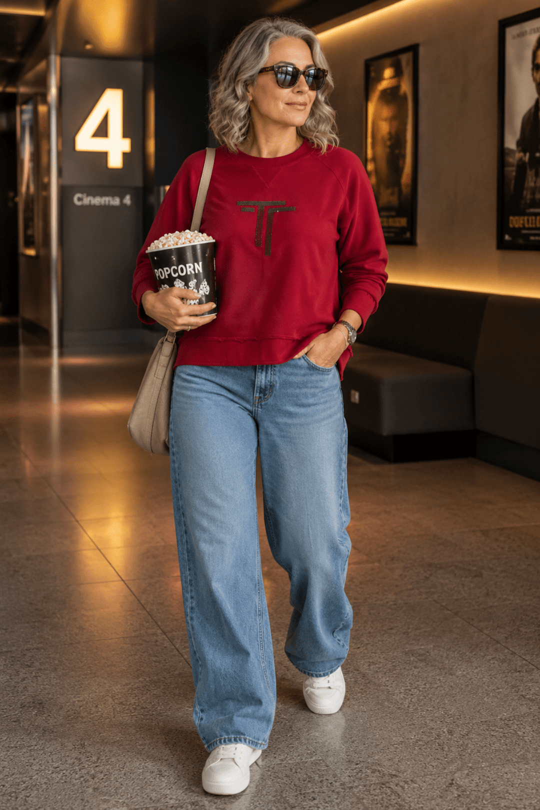 Leza Sweat Top - Spiced Wine - TT19 - Pizazz BoutiqueTwo - T's