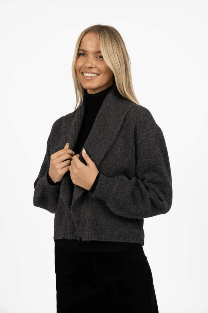 Liana Cardigan - Charcoal - HM3 - Pizazz BoutiqueHumidity