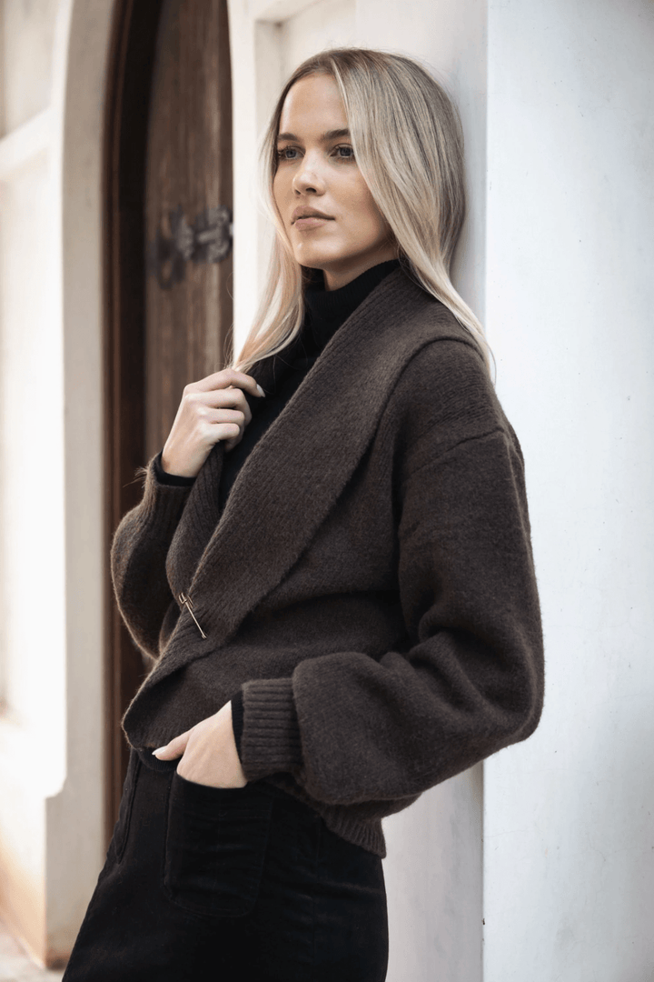 Liana Cardigan - Chocolate - HM3 - Pizazz BoutiqueHumidity