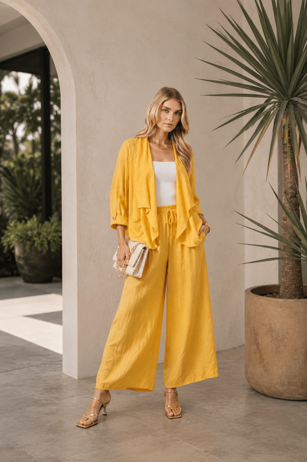 Lightweight Swing Jacket - Gold - CJ6 - Pizazz BoutiqueCaju
