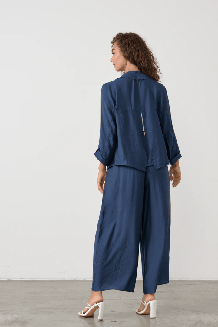 Lightweight Swing Jacket - Navy - CJ6 - Pizazz BoutiqueCaju