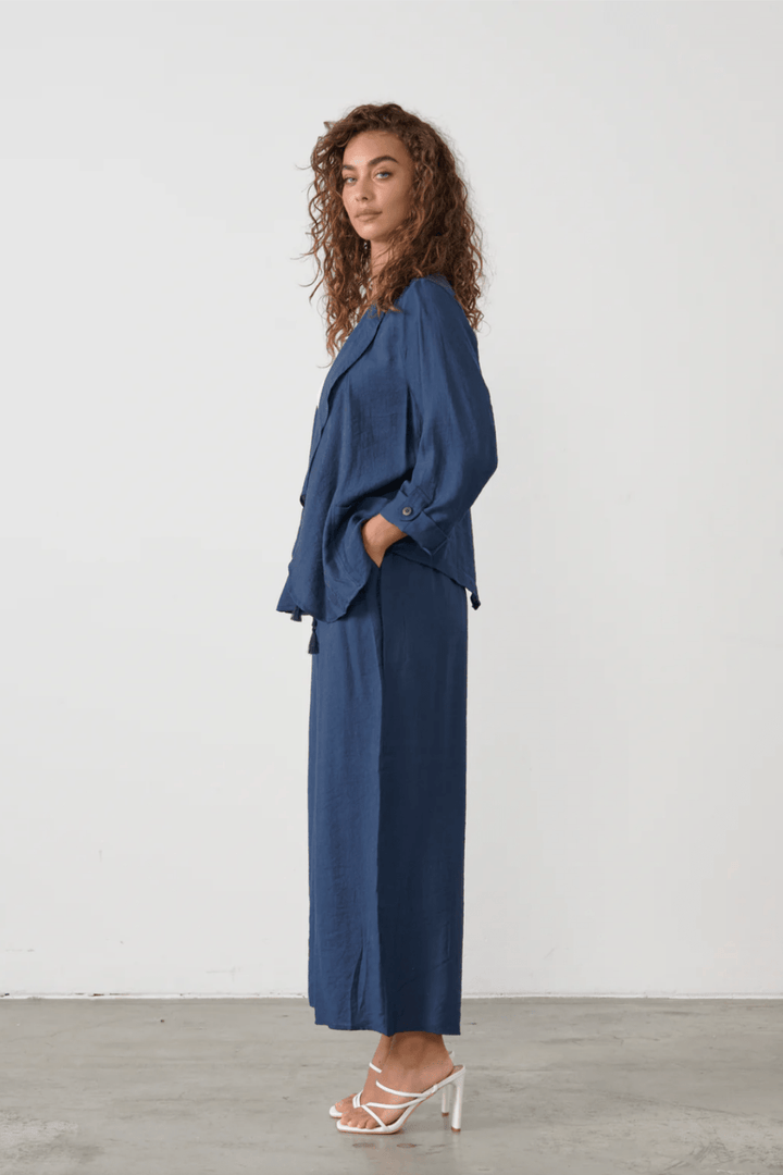 Lightweight Swing Jacket - Navy - CJ6 - Pizazz BoutiqueCaju