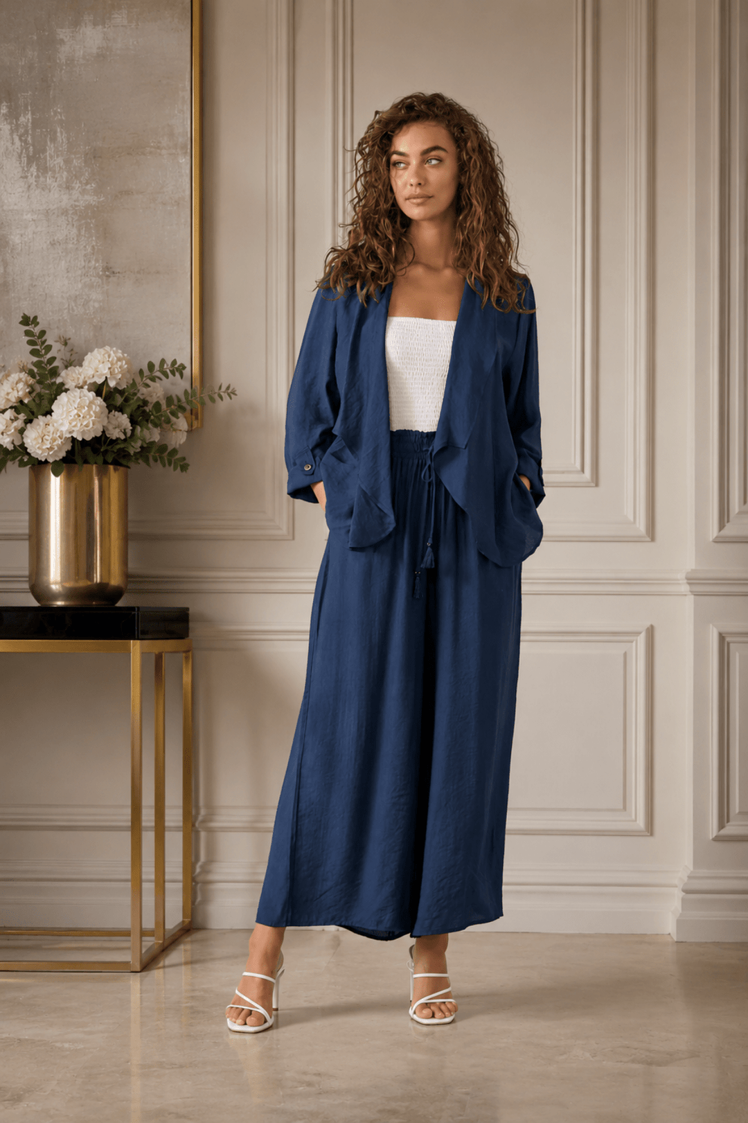 Lightweight Swing Jacket - Navy - CJ6 - Pizazz BoutiqueCaju