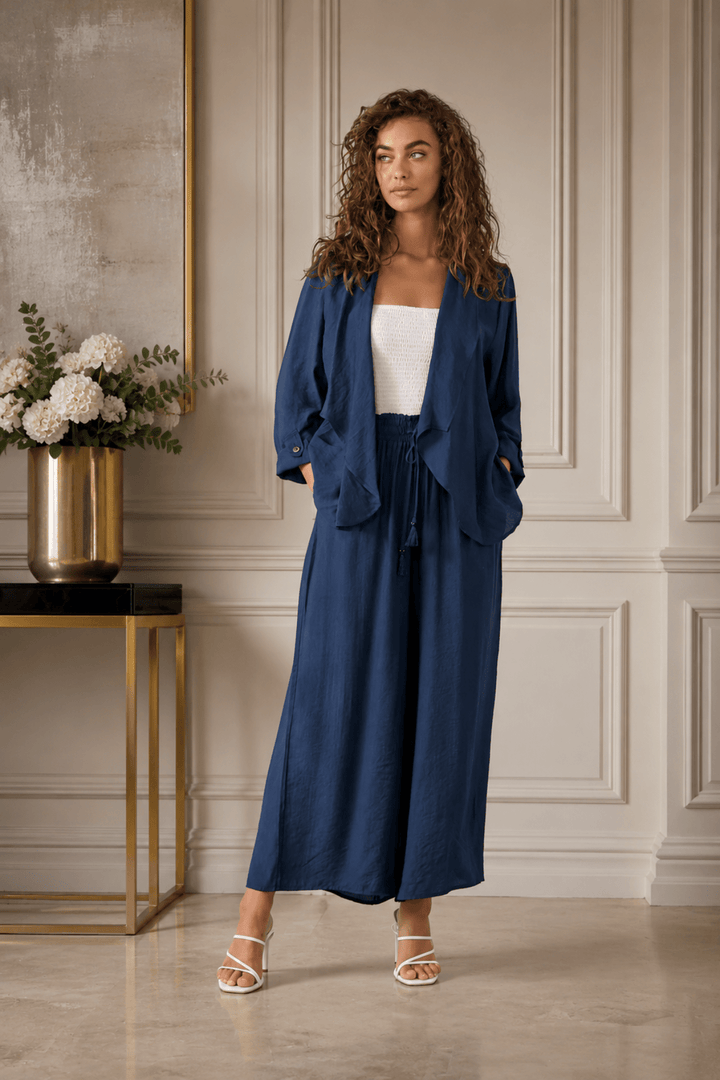Lightweight Swing Jacket - Navy - CJ6 - Pizazz BoutiqueCaju