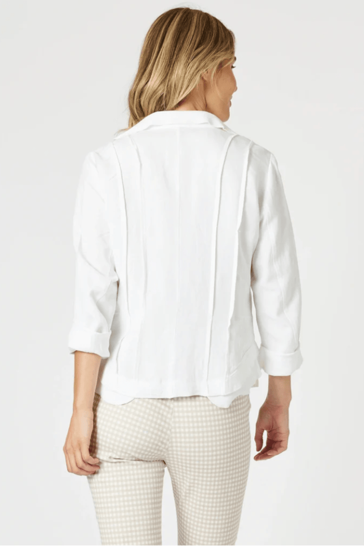 Lino Le Marais Jacket - White - GS24 - Pizazz BoutiqueGordon smith
