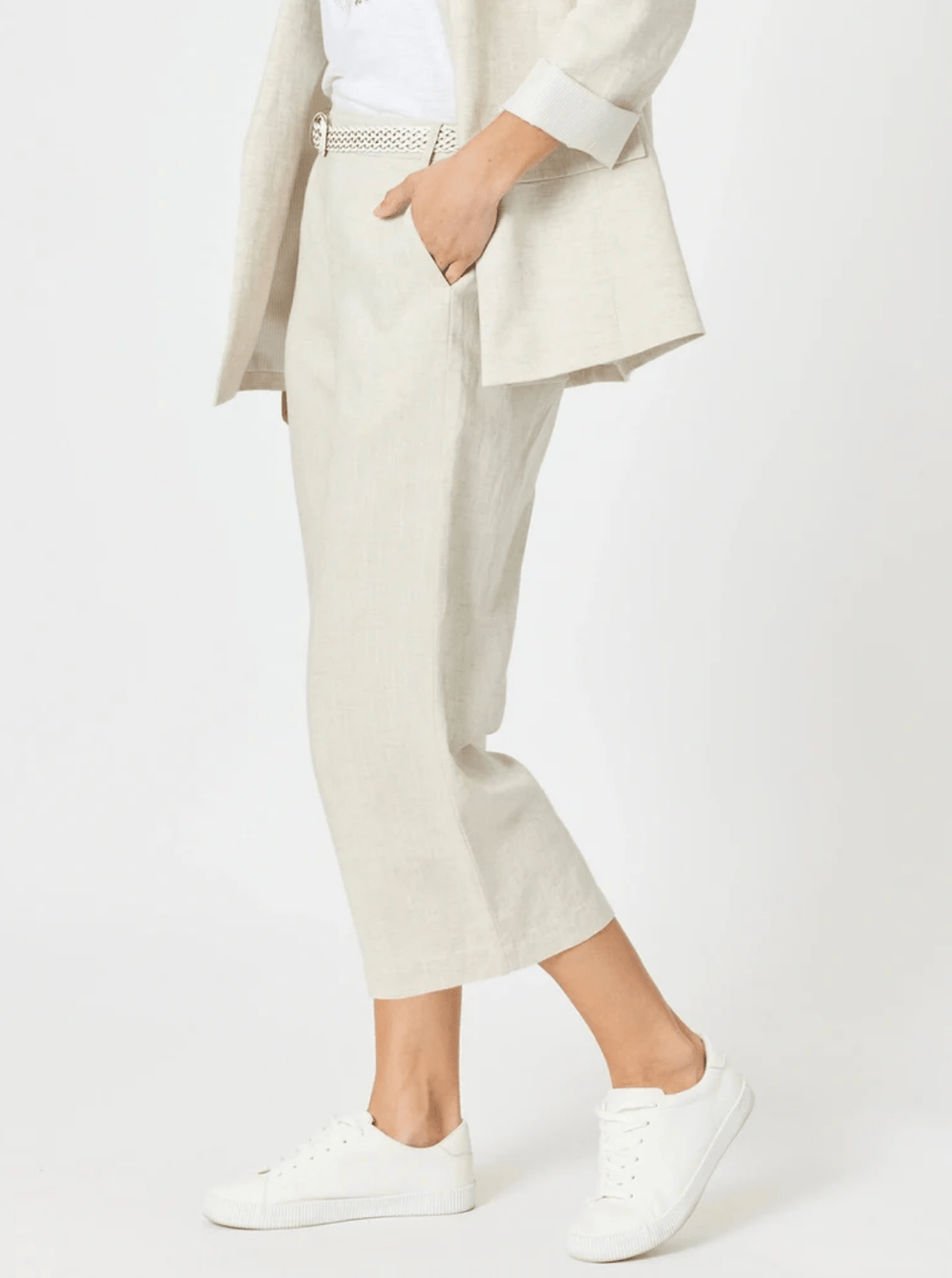 Lino Wide Leg Pant - Natural - GS21 - Pizazz BoutiqueGordon smith