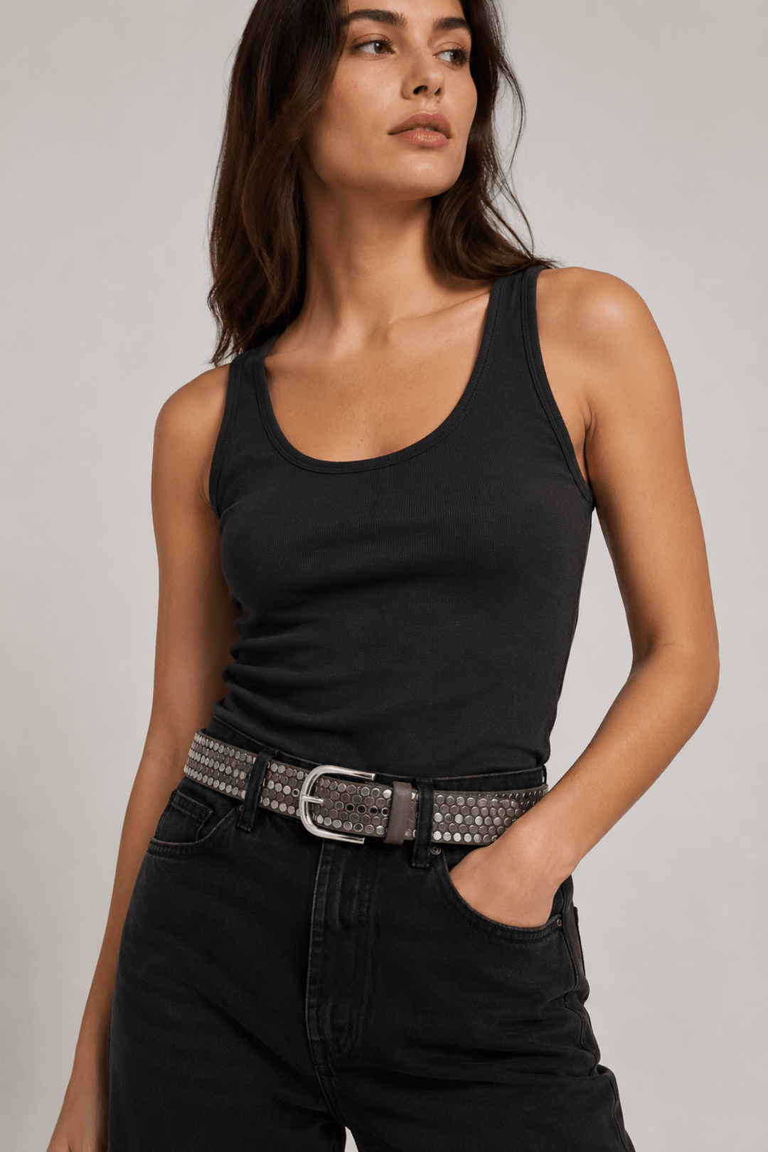 Liv Belt - Taupe - BB2 - Pizazz BoutiqueB Belt