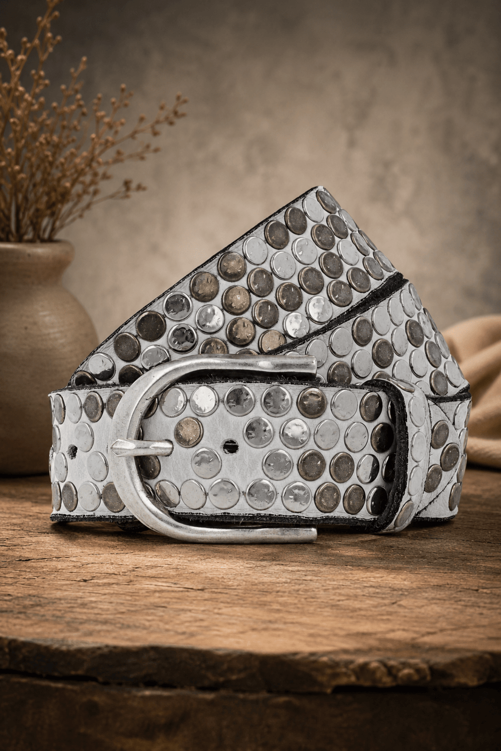 Liv Belt - White - BB2 - Pizazz BoutiqueB Belt